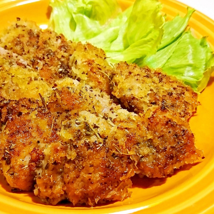 鶏もも肉の香草パン粉焼き レシピ 作り方 By メリッコ 楽天レシピ